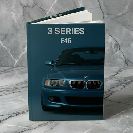 BMW 3 Series E46 Blue Studio Front