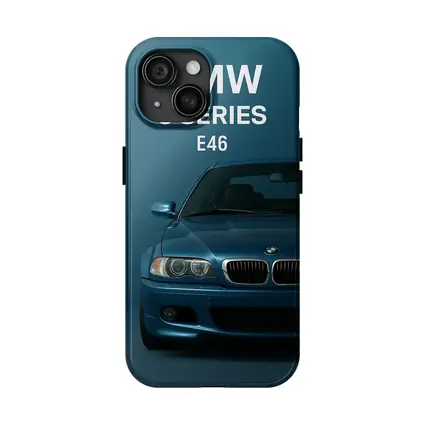 BMW 3 Series E46 Blue Studio Front
