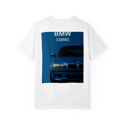 BMW 3 Series Blue Car Front View