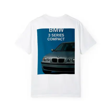 BMW Three Series Compact Blue Background
