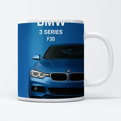 BMW 3 Series F30 Blue Front View