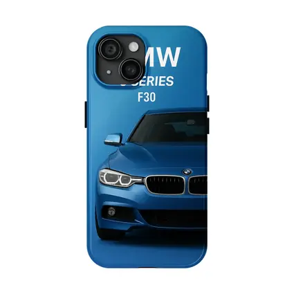 BMW 3 Series F30 Blue Front View