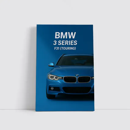 BMW Three Series F31 Touring Blue