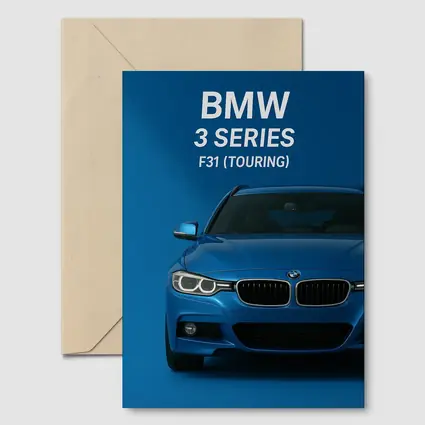 BMW Three Series F31 Touring Blue