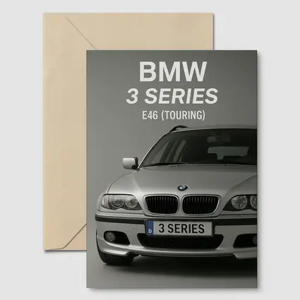 BMW 3 Series E46 Touring Front View