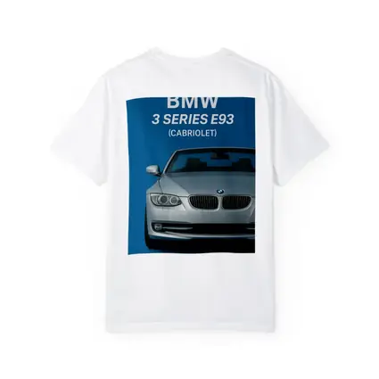 BMW Three Series E93 Cabriolet Blue Background