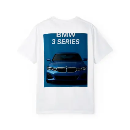 BMW 3 Series Blue Studio Front View