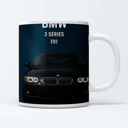 BMW 3 Series E92 Dark Blue Background