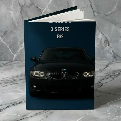 BMW 3 Series E92 Dark Blue Background