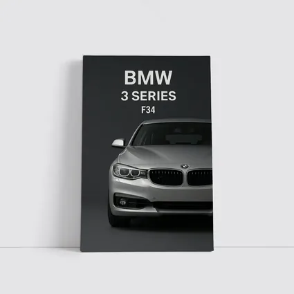 BMW 3 Series F34 Dark Studio Front View