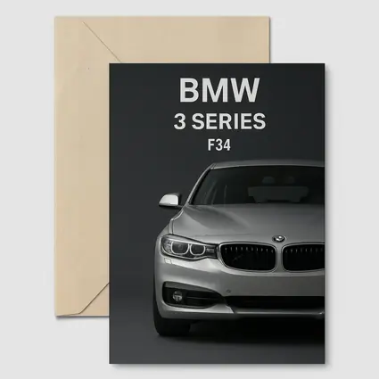 BMW 3 Series F34 Dark Studio Front View