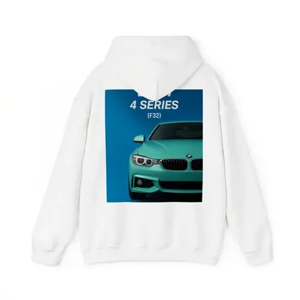 BMW Four Series F32 Teal Blue Background
