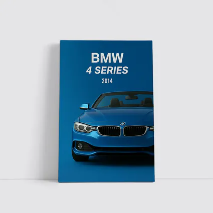 BMW 4 Series 2014 Blue Convertible Front