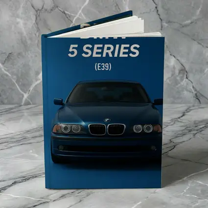 BMW Five Series E39 Blue Studio