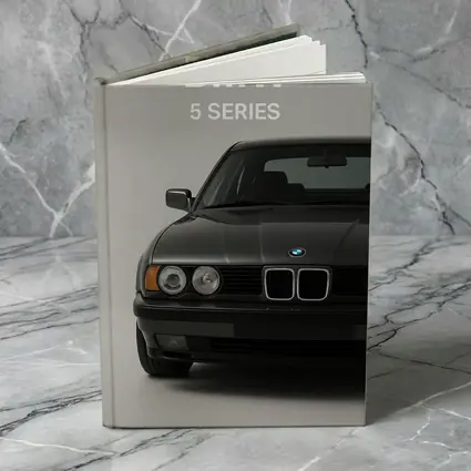 BMW 5 Series Classic Front View Gray
