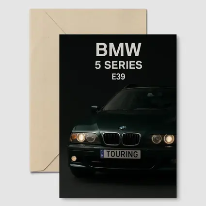 BMW Five Series E39 Touring Dark Background