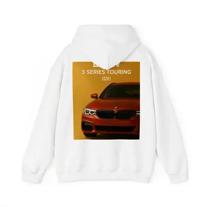 BMW Five Series Touring G31 Orange Background