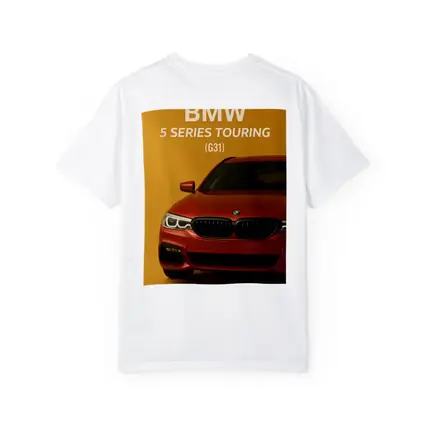 BMW Five Series Touring G31 Orange Background