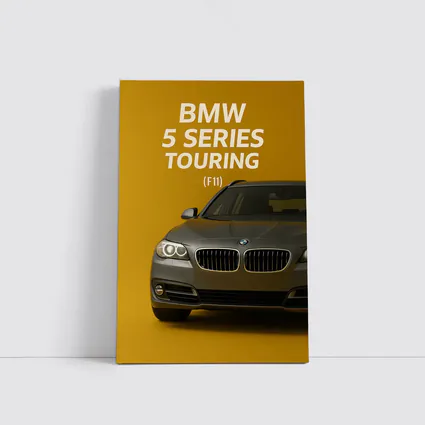 BMW Five Series Touring F11 Gold Background