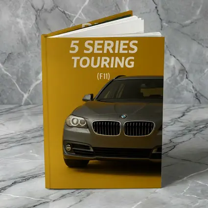 BMW Five Series Touring F11 Gold Background