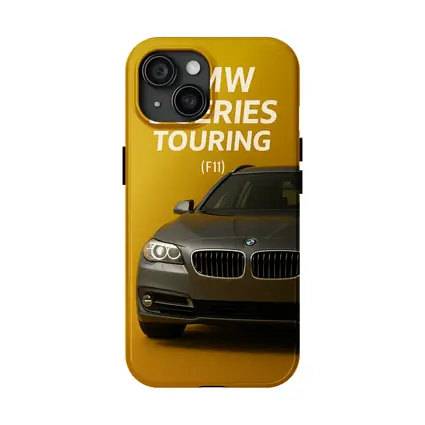 BMW Five Series Touring F11 Gold Background