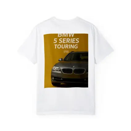 BMW Five Series Touring F11 Gold Background