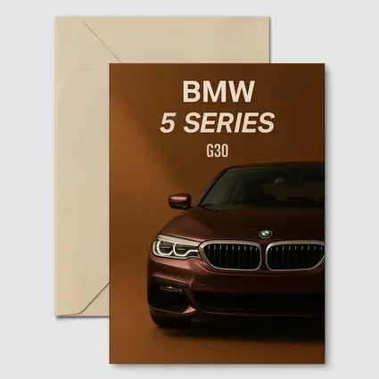 BMW 5 Series G30 Brown Studio