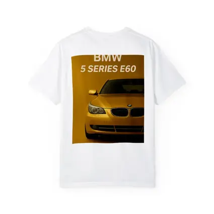 BMW 5 Series E60 Yellow Studio