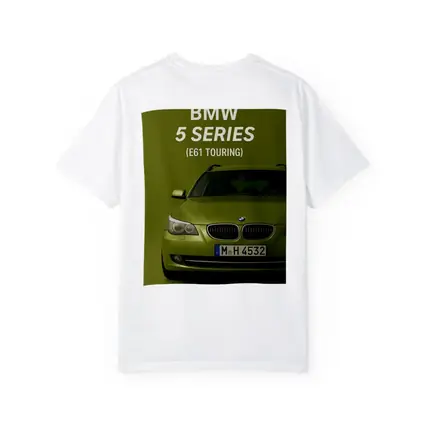 BMW Five Series E61 Touring Green Background