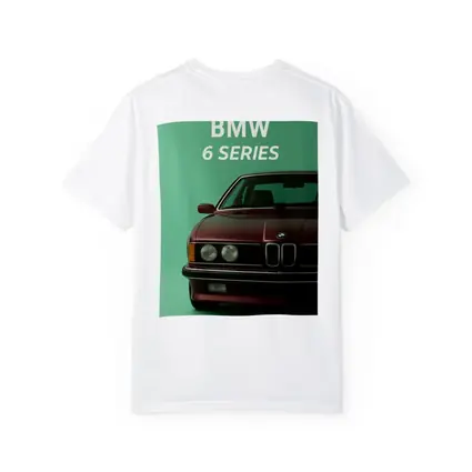 BMW 6 Series Classic Car Green Background