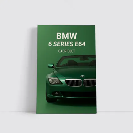 BMW 6 Series E64 Cabriolet Green Art