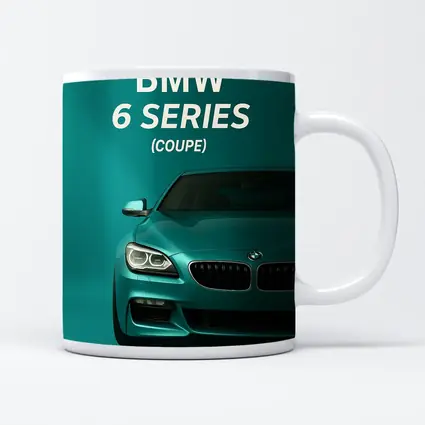 BMW Six Series Coupe Teal Background