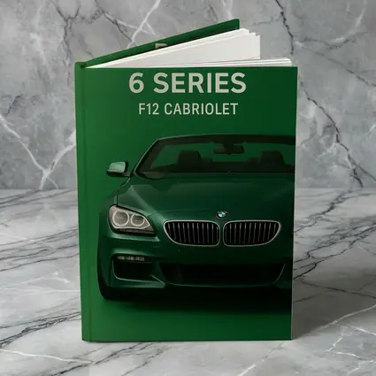 BMW Six Series F12 Cabriolet Green Background