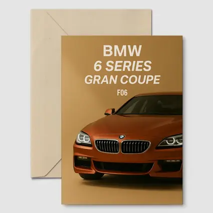 BMW Six Series Gran Coupe Orange