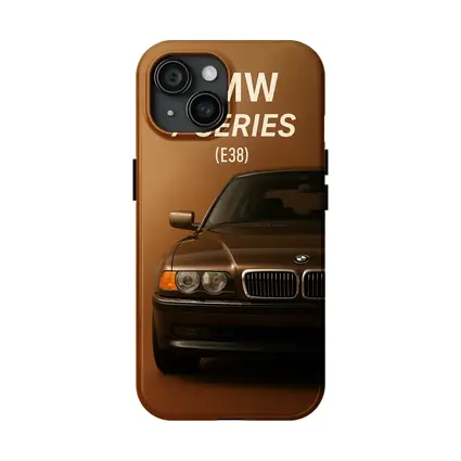 BMW Seven Series E38 Brown Background Art