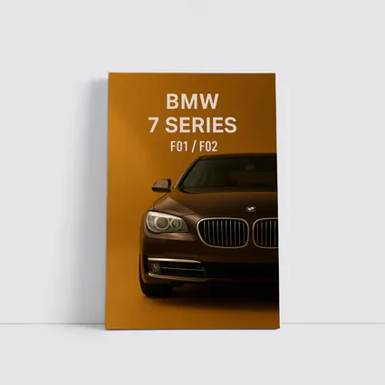 BMW Seven Series F01 F02 Brown Background