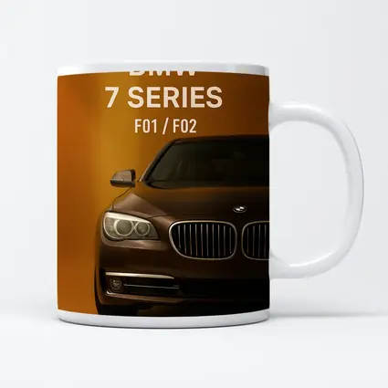 BMW Seven Series F01 F02 Brown Background