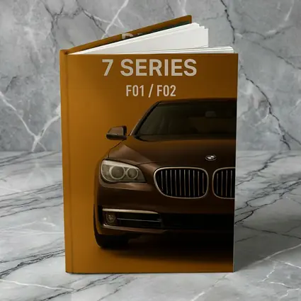 BMW Seven Series F01 F02 Brown Background