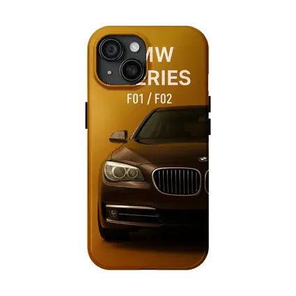 BMW Seven Series F01 F02 Brown Background