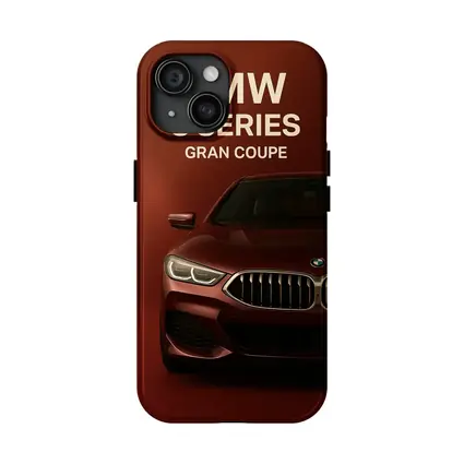 BMW Eight Series Gran Coupe Red Background