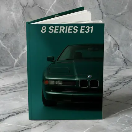 BMW 8 Series E31 Teal Studio Art