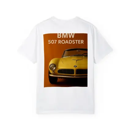 BMW 507 Roadster Classic Orange Background