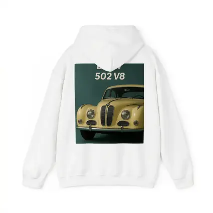BMW 502 V8 Classic Car Green Background