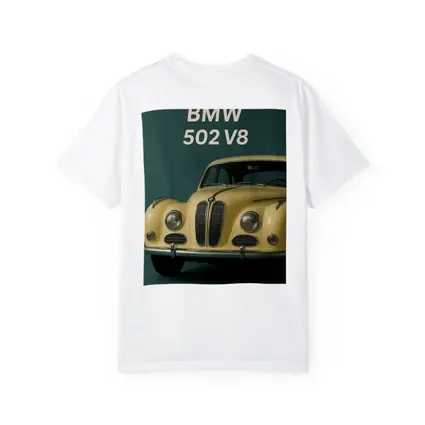 BMW 502 V8 Classic Car Green Background