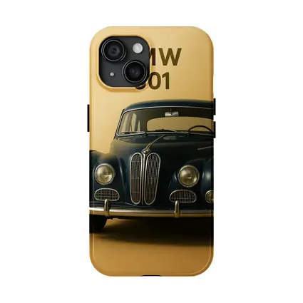BMW 501 Classic Car Beige Background