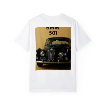 BMW 501 Classic Car Beige Background