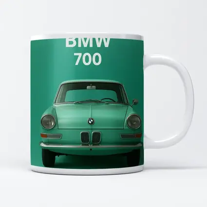 BMW 700 Classic Car Green Background