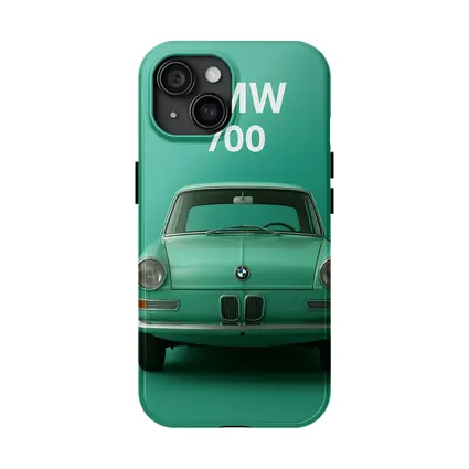 BMW 700 Classic Car Green Background
