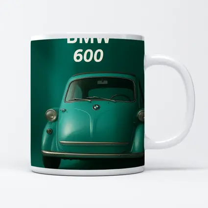 BMW 600 Classic Microcar Teal Green Background