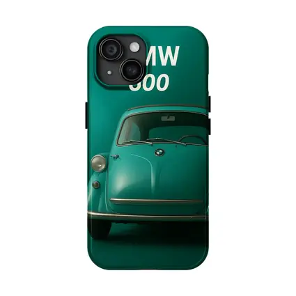 BMW 600 Classic Microcar Teal Green Background